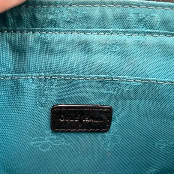 Cole Hann leopard and blackberry clutch - Picture 2 of 3